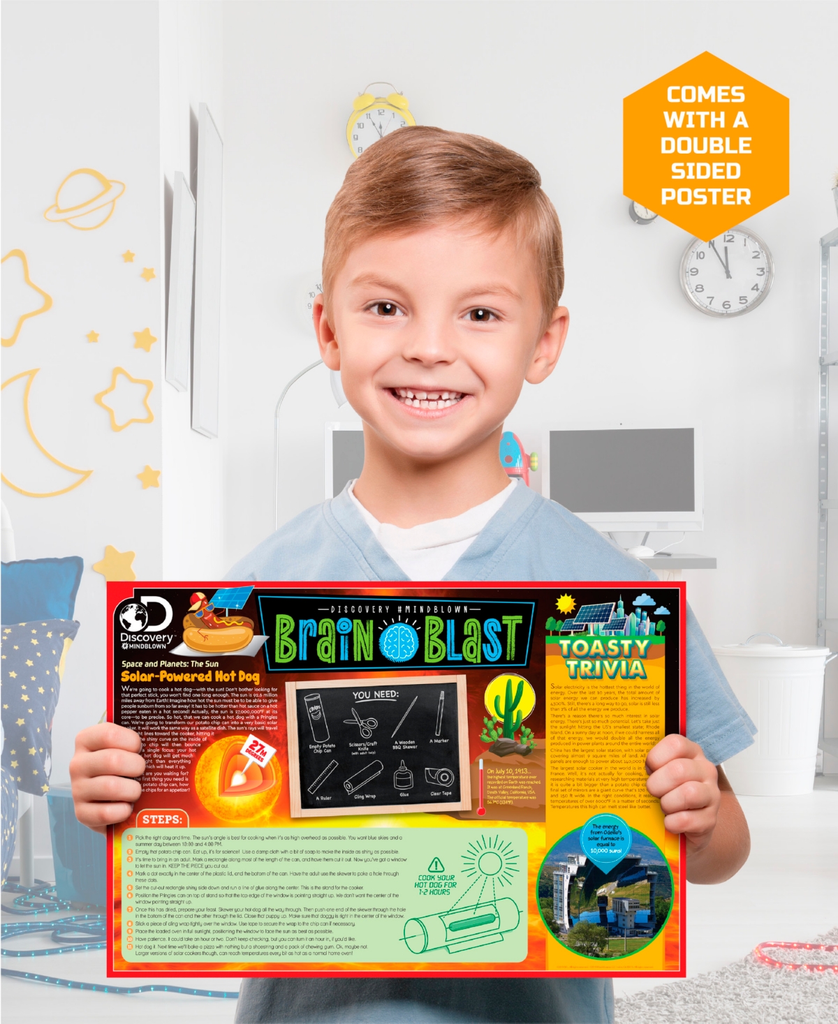 Discovery #Mindblown ColossalFossil Dig Set, 15-Piece Archeology Excavation Kit