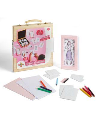 Fashion Designer Kits for Girls, Dress Design Craft Making Sewing Kit,  Creativity DIY Art Craft Learning Toys, Doll Clothes Fashion Design  Sketchbook
