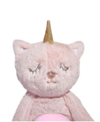 10" Soothing Kitty Corn Plush Stuffed Animal Toy with LED Lights and Sound, Created for Macy's