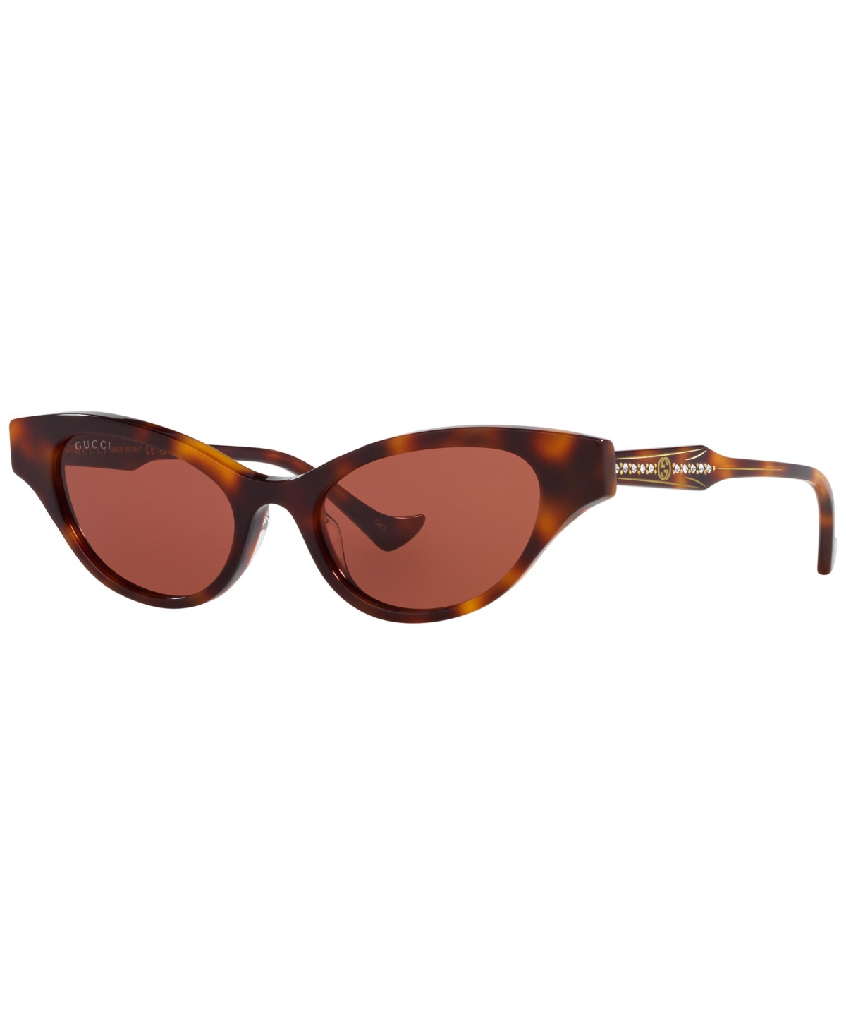 Shop Gucci Women's Gg1298s Sunglasses In Tortoise
