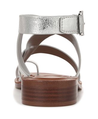 Women's Ina Toe Loop Ankle Strap Stacked Heel Sandals