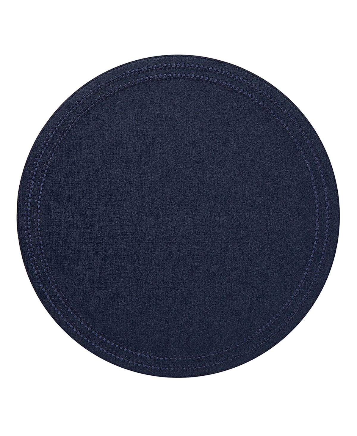 Shop Mode Living Paloma Placemats, Set Of 4 Round In Navy