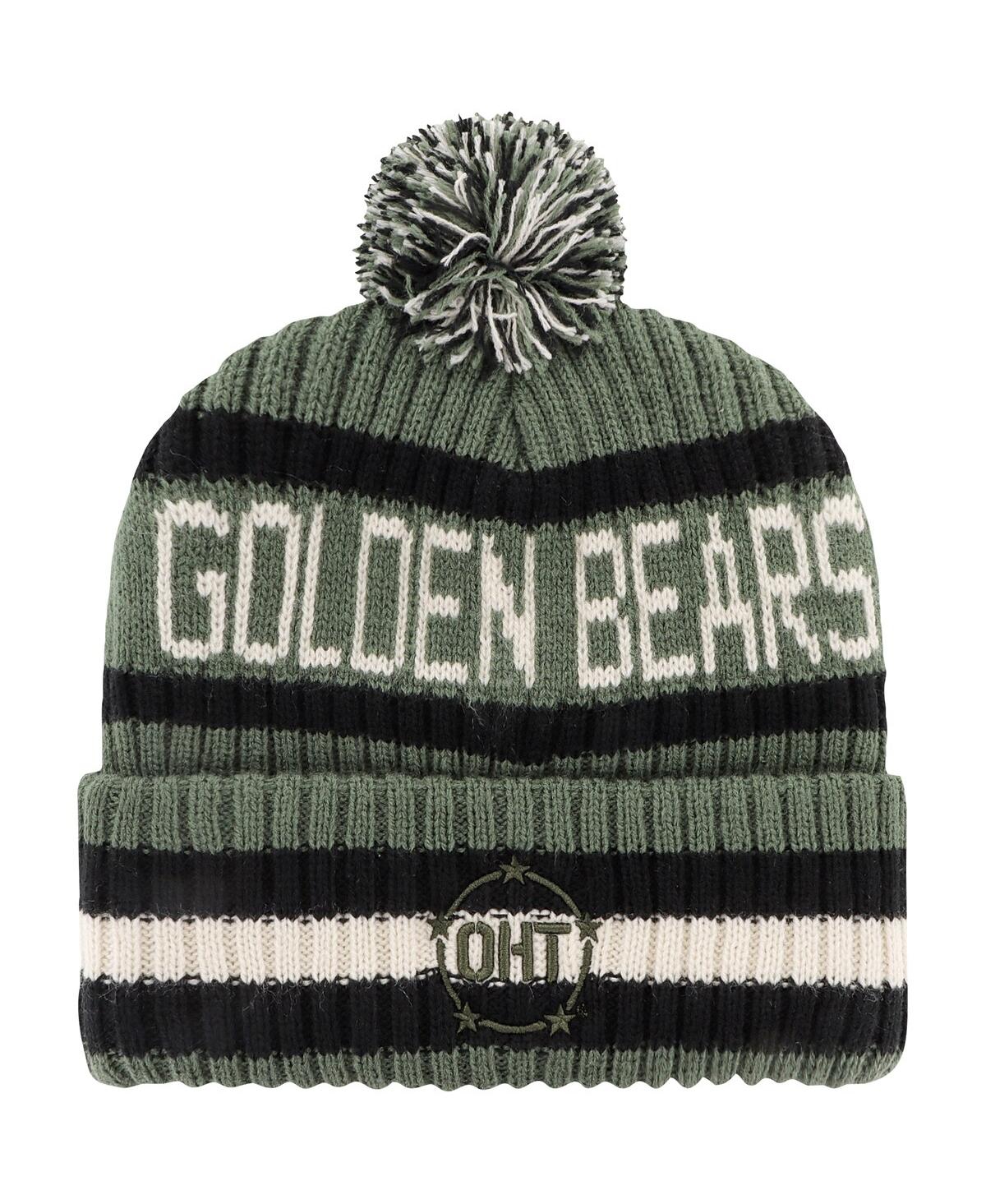 47 Brand Men's ' Green Cal Bears Oht Military-inspired Appreciation Bering Cuffed Knit Hat With Pom In Green