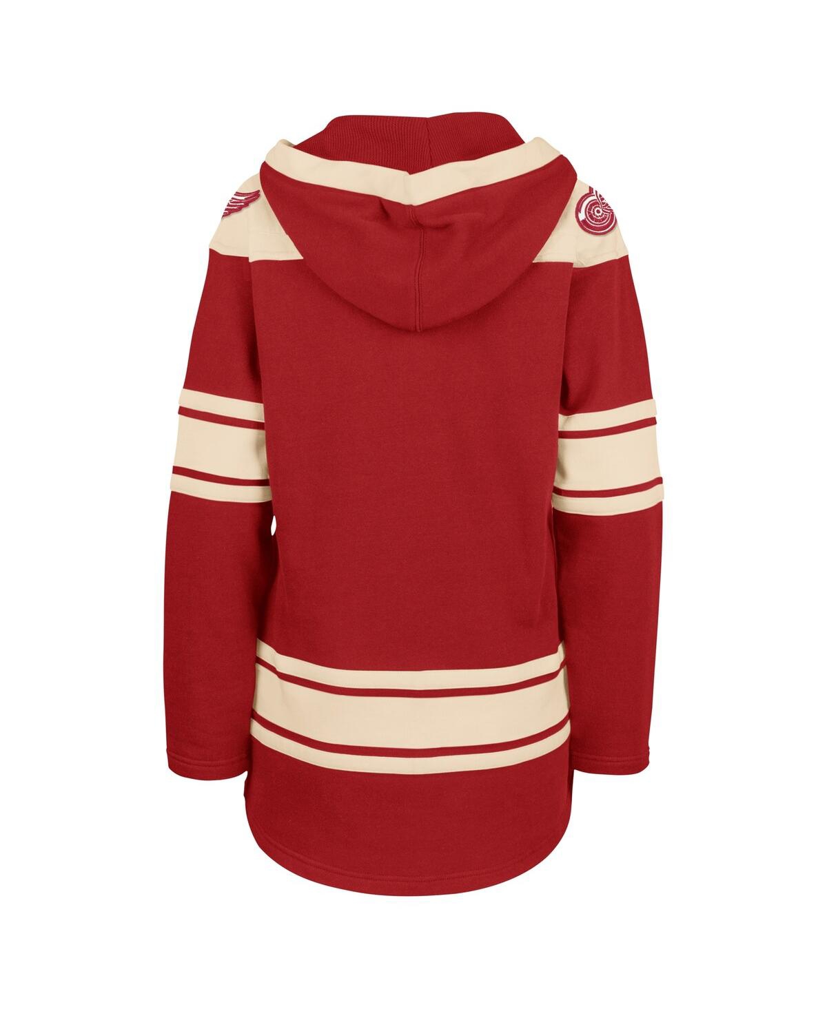 47 Brand Women's ' Red Detroit Red Wings Superior Lacer Pullover Hoodie In Red