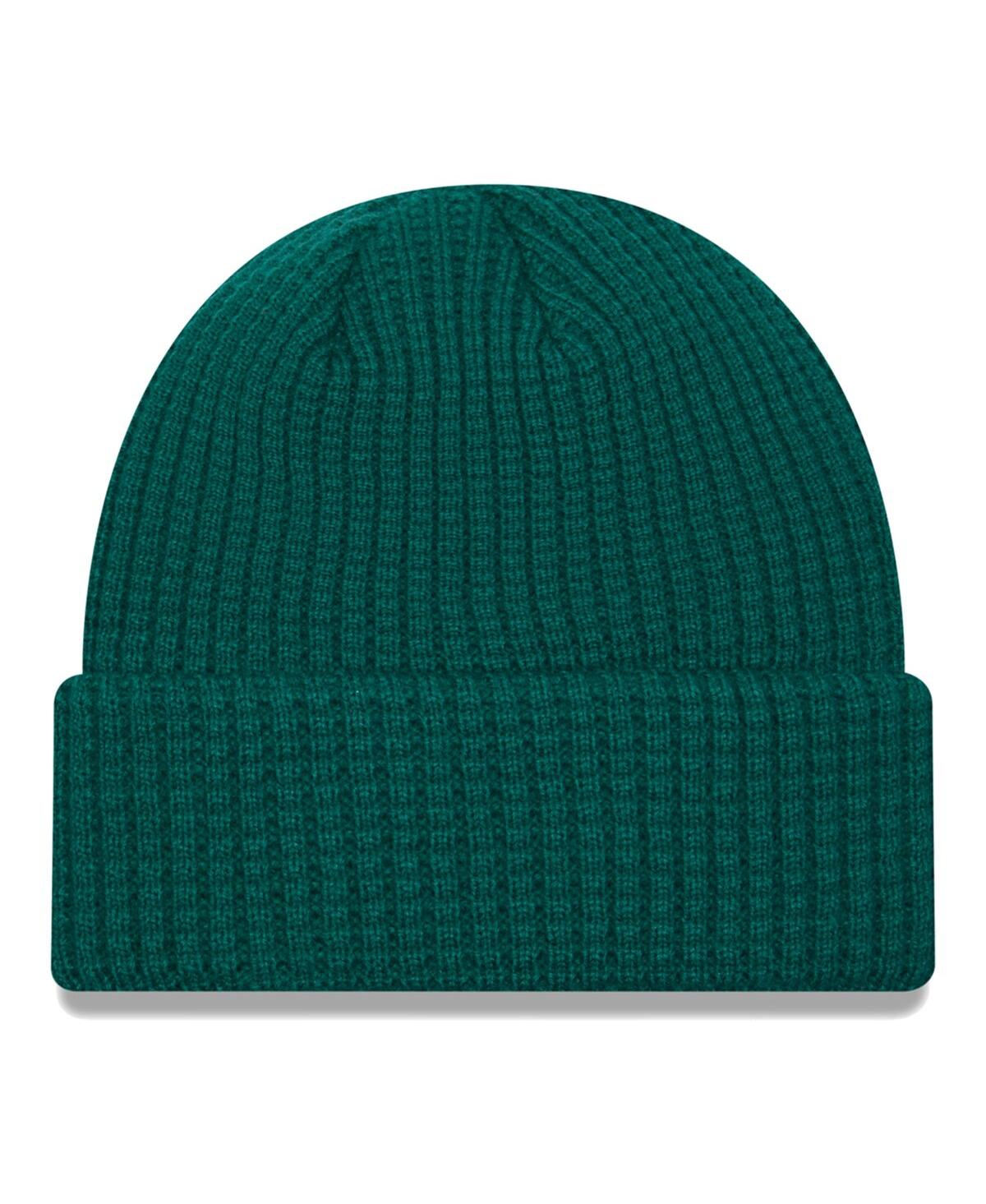 Shop New Era Men's  Green New York Jets Prime Cuffed Knit Hat