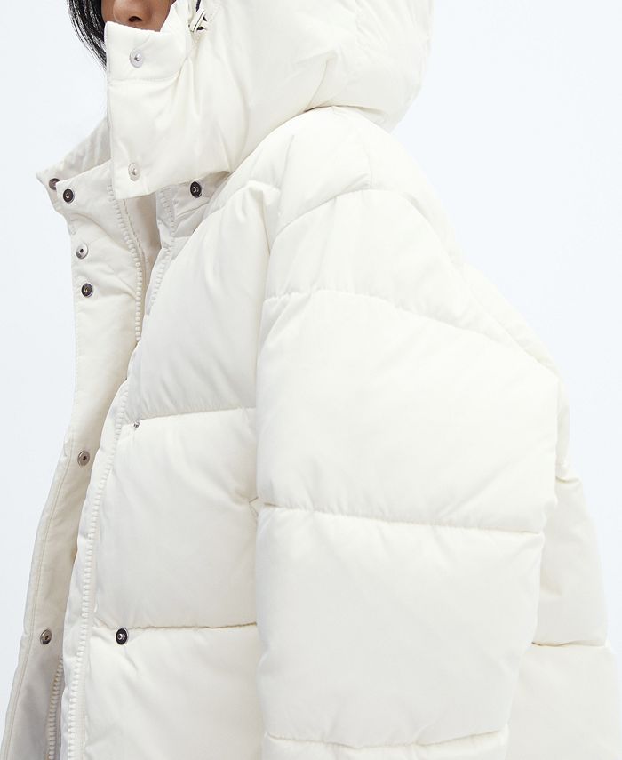 MANGO Women's Short Quilted Anorak Macy's