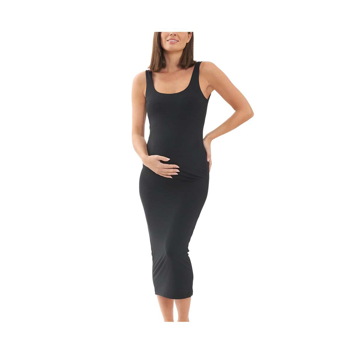 Luxe Knit Contour Dress Black - Black
