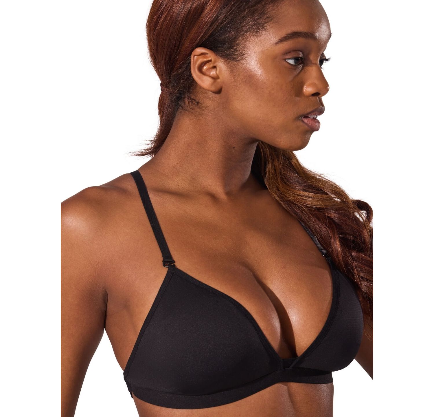 Women's Clear Neck Back Bra