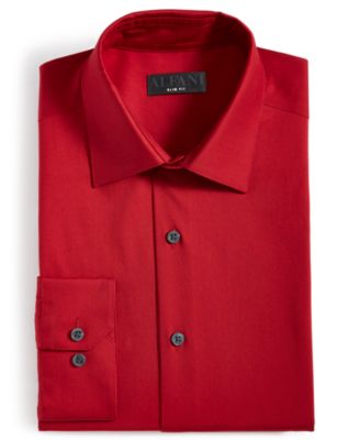 Men's Temperature Regulating Solid Dress Shirt, Slim & Regular Fit