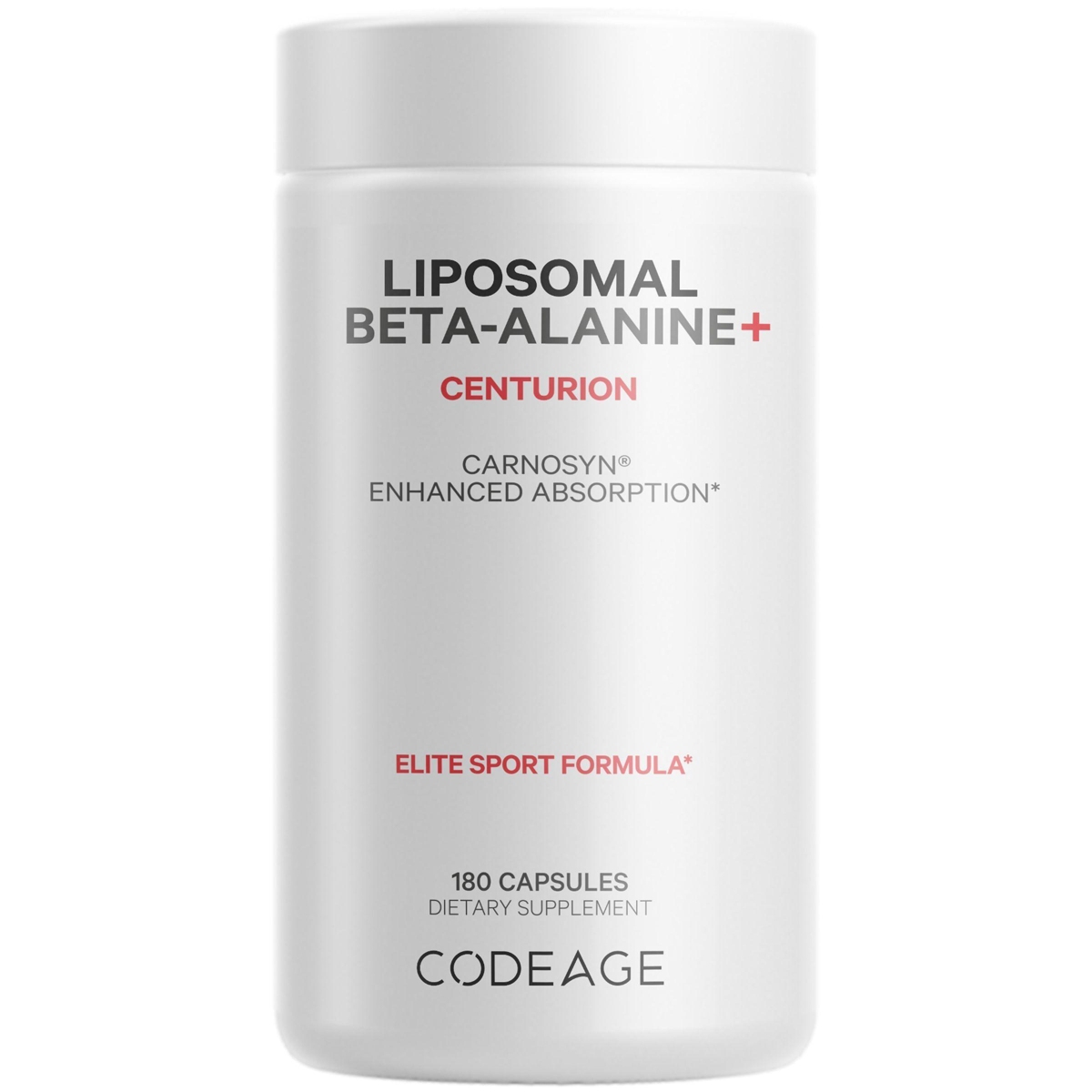 Codeage Liposomal Beta-Alanine Supplement - CarnoSyn Beta-Alanine - 2-Month Supply - Liposomal Delivery - Pre Workout, Post Workout and Sport Suppleme