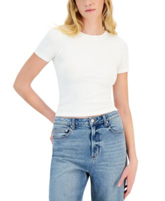 Hippie Rose - Juniors' Seamless Textured T-Shirt