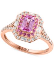 Macy's pink cheap sapphire ring