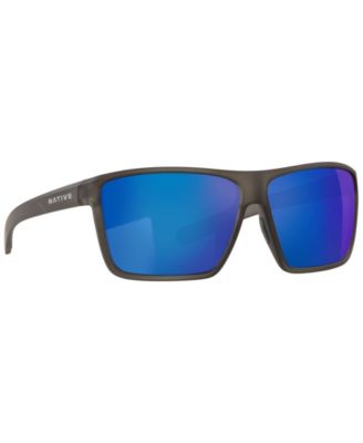 Native Men's Wells XL Polarized Sunglasses, Mirror Polar XD9023