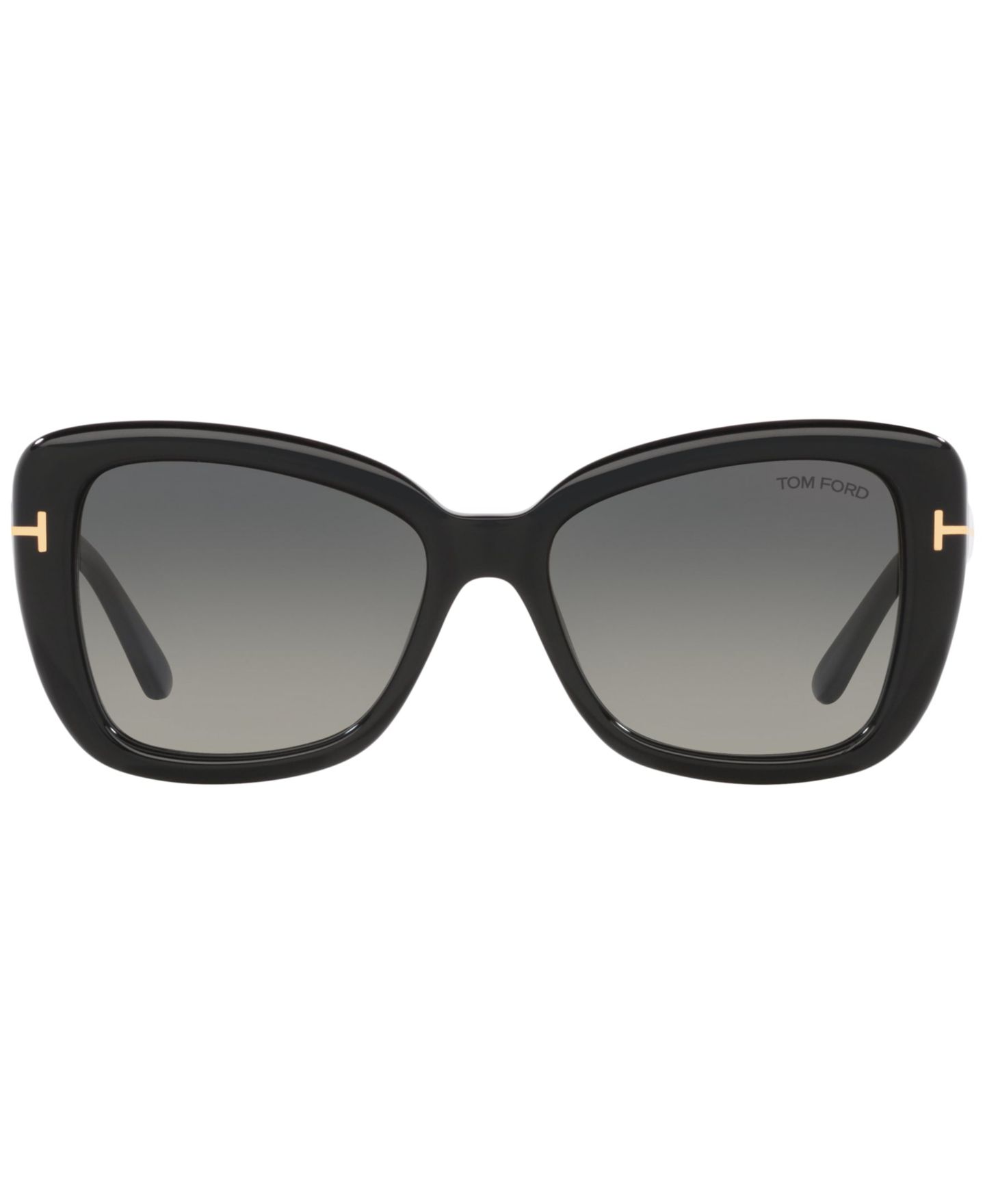 Женские солнцезащитные очки Tom Ford FT1008, Gradient TR001509, цвет: Чёрный блестящий — фото 2