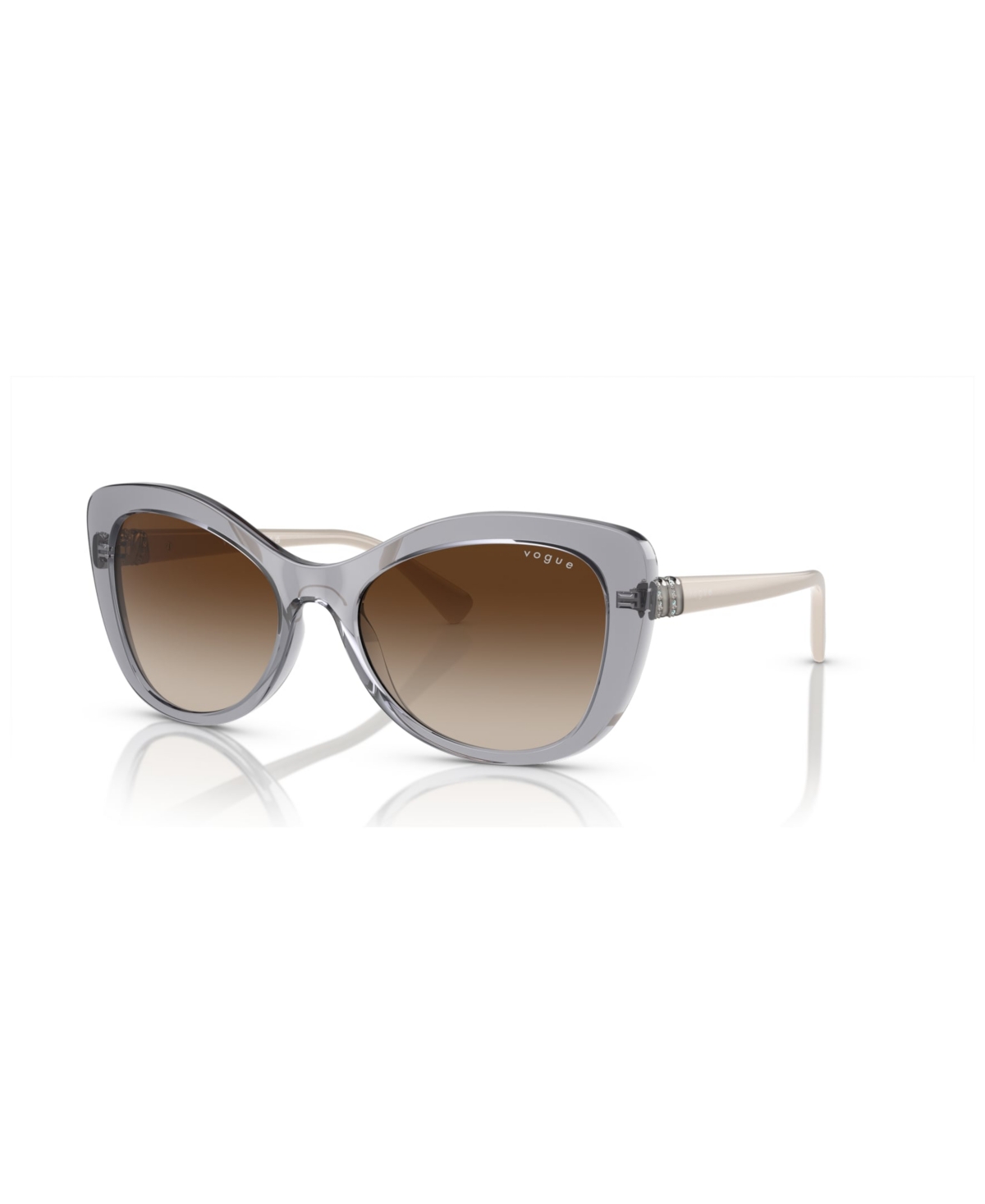 Vogue Eyewear Women's Sunglasses, Gradient Vo5515sb In Transparent Gray