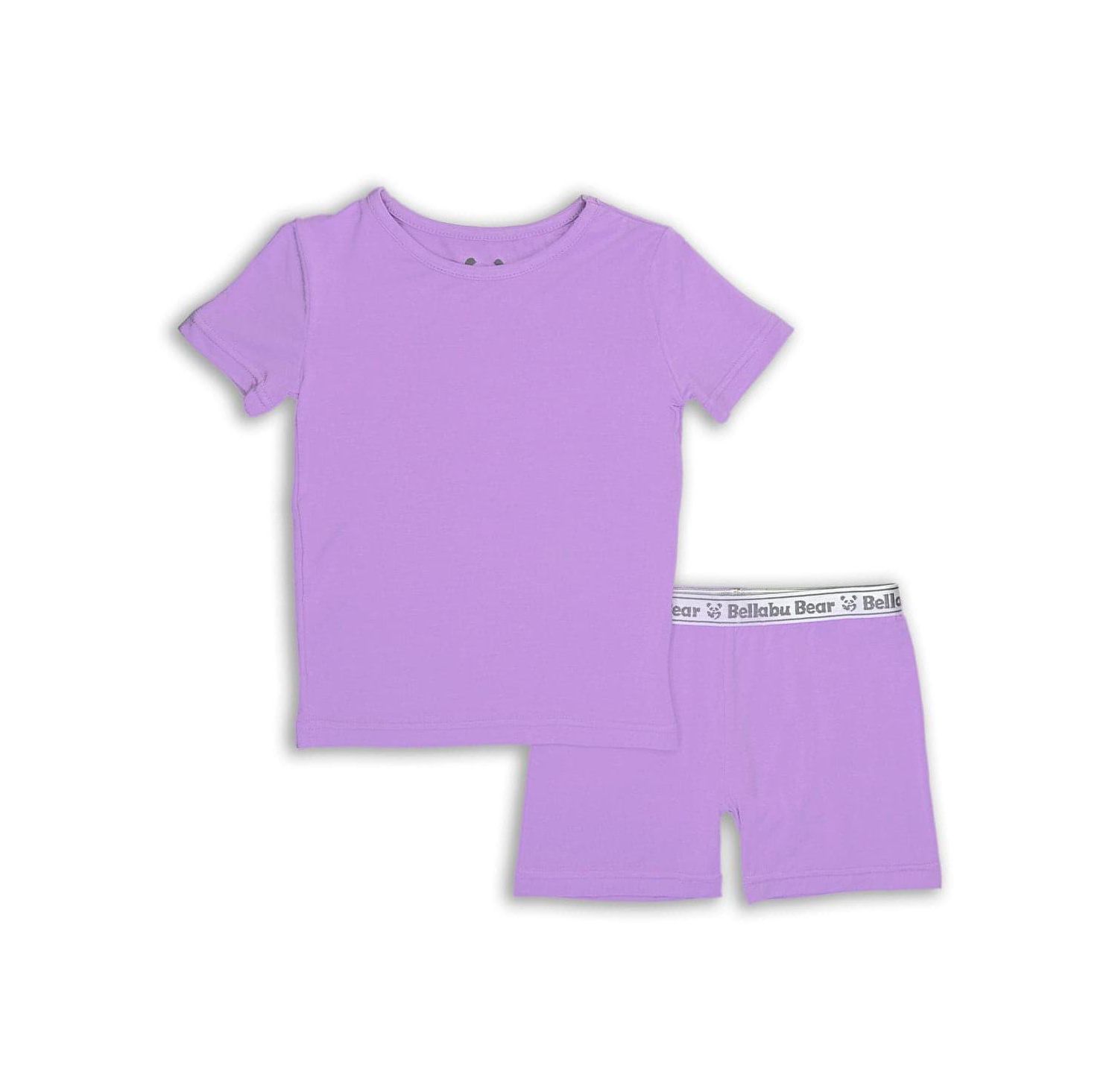 Toddler| Child Girls Lavender 2-Piece Short Sleeve & Shorts Pajama Set