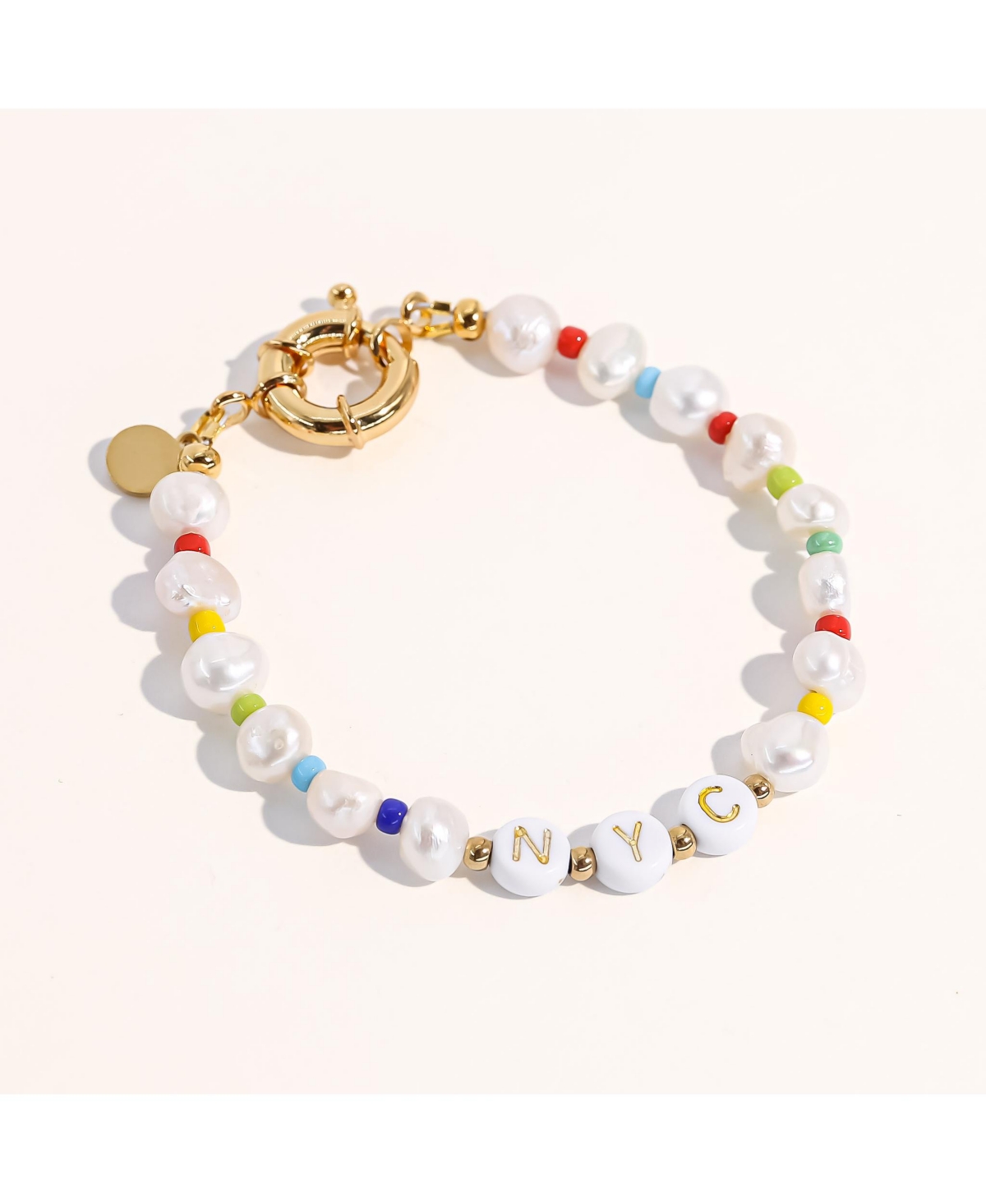 Britney Nyc Freshwater Pearl Bracelet 9" For Women - Pearl and multi color