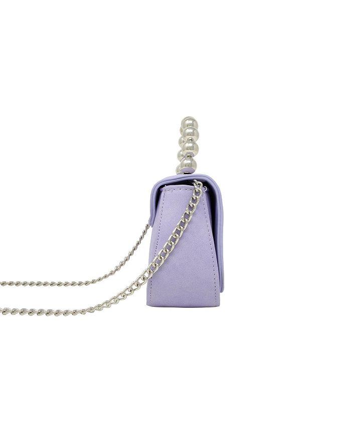 Tiny Treats + Zomi Gems Girl's Purple Tiny Metal Pearl Handle Handbag ...