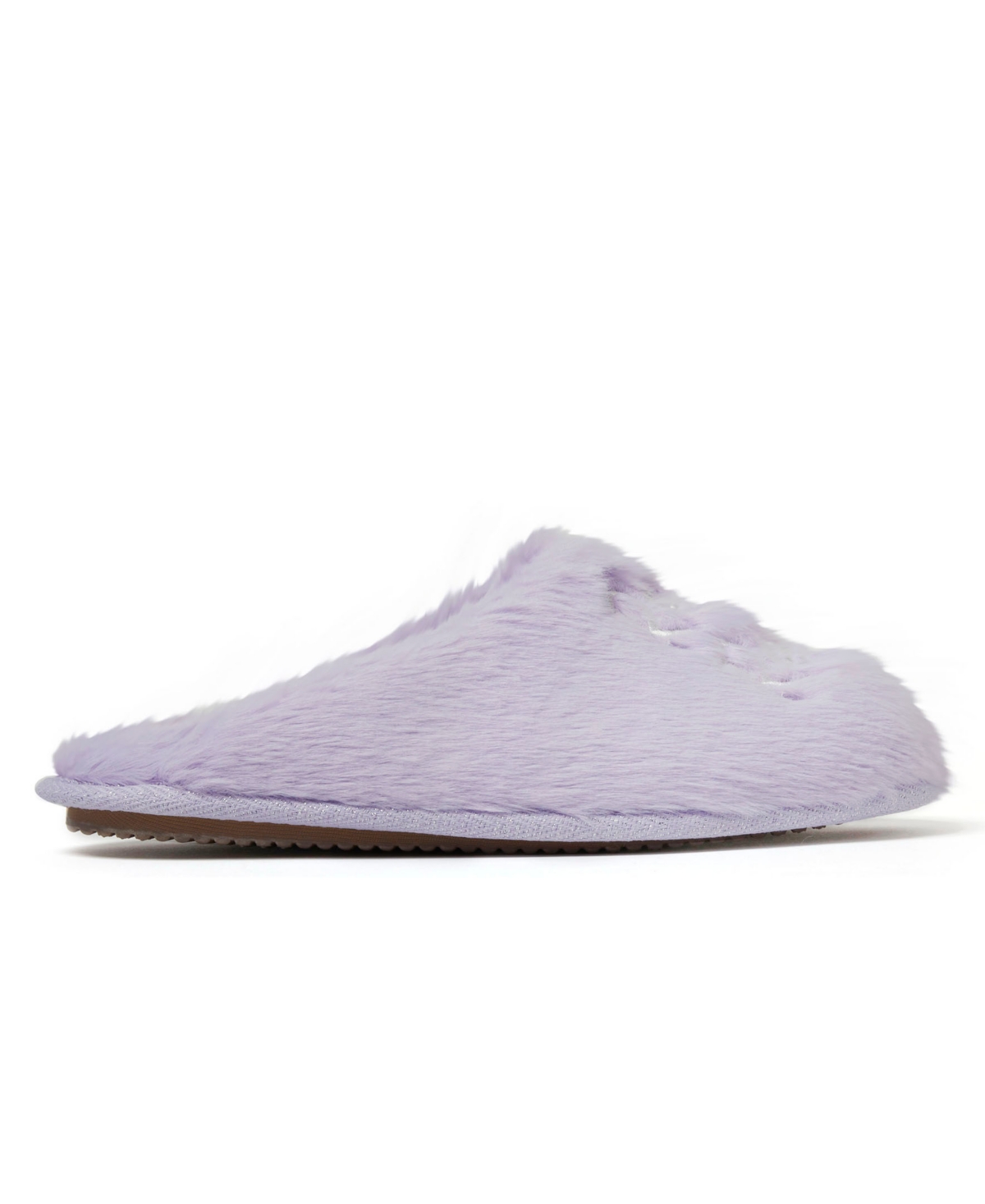 Dearfoams Women's Bailey Holiday Faux Fur Scuff Slippers