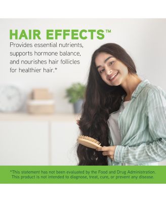 DaVinci Labs Hair Effects - Dietary Supplement to Support Healthy Hair Growth and Skin - With Biotin, Zinc, Copper, Saw Palmetto and Grape Seed Extract - Gluten-Free