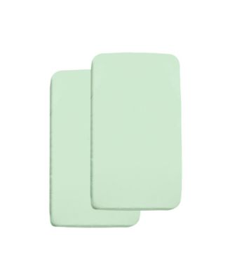 All-in-One Fitted Sheet & Waterproof Cover for 36" x 18" Cradle Mattress (2-Pack)