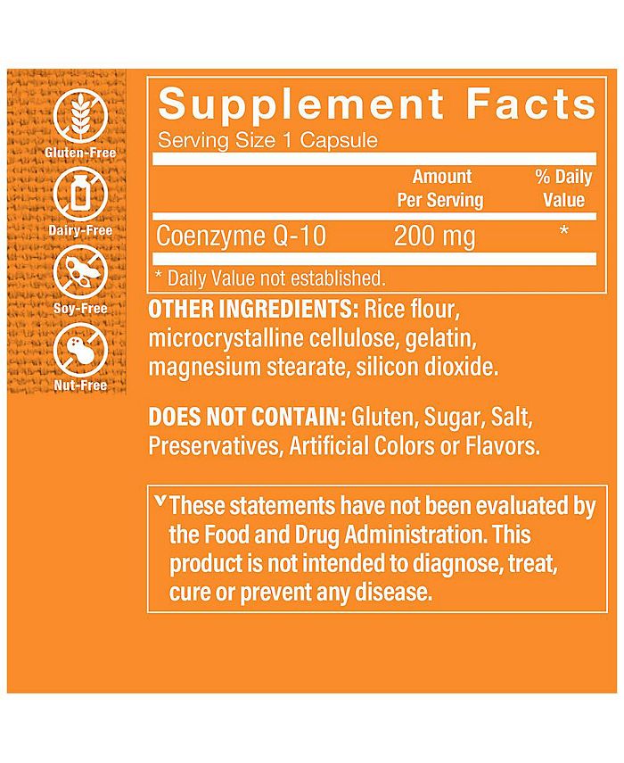 The Vitamin Shoppe CoQ10 Supports Cardiovascular Health & Energy