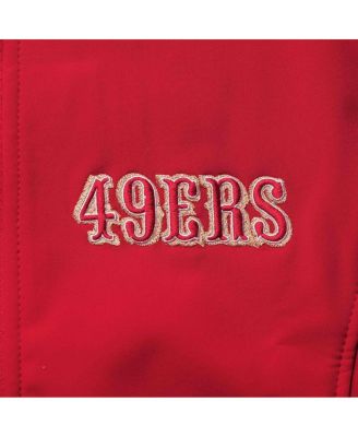Men's Scarlet San Francisco 49ers Sonoma Softshell Full-Zip Jacket