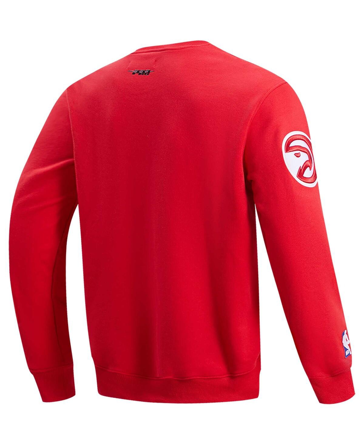 Shop Pro Standard Men's  Trae Young Red Atlanta Hawks Avatar Pullover Sweatshirt