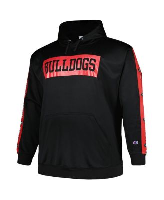 Профиль Мужской профиль Black Georgia Bulldogs Большой и высокий флисовый пуловер с капюшоном 14990₽