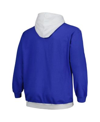 Men's Royal, Silver Golden State Warriors Big and Tall Primary Arctic Pullover Hoodie