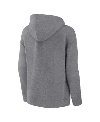 Women's Heather Gray Texas Longhorns Script Favorite Pullover Hoodie