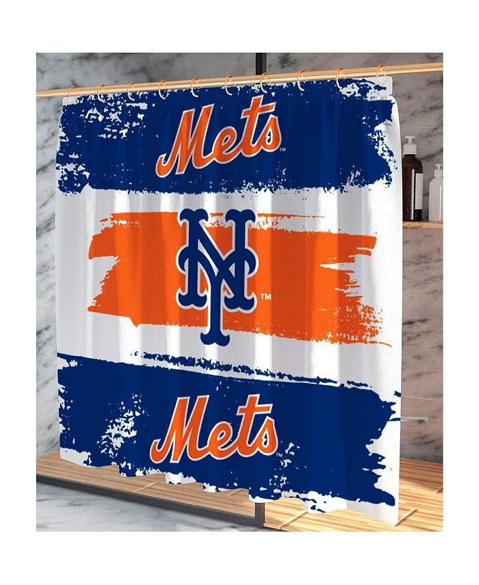 Pegasus Home Fashions New York Mets Shower Curtain and Bath Mat Set Macy's