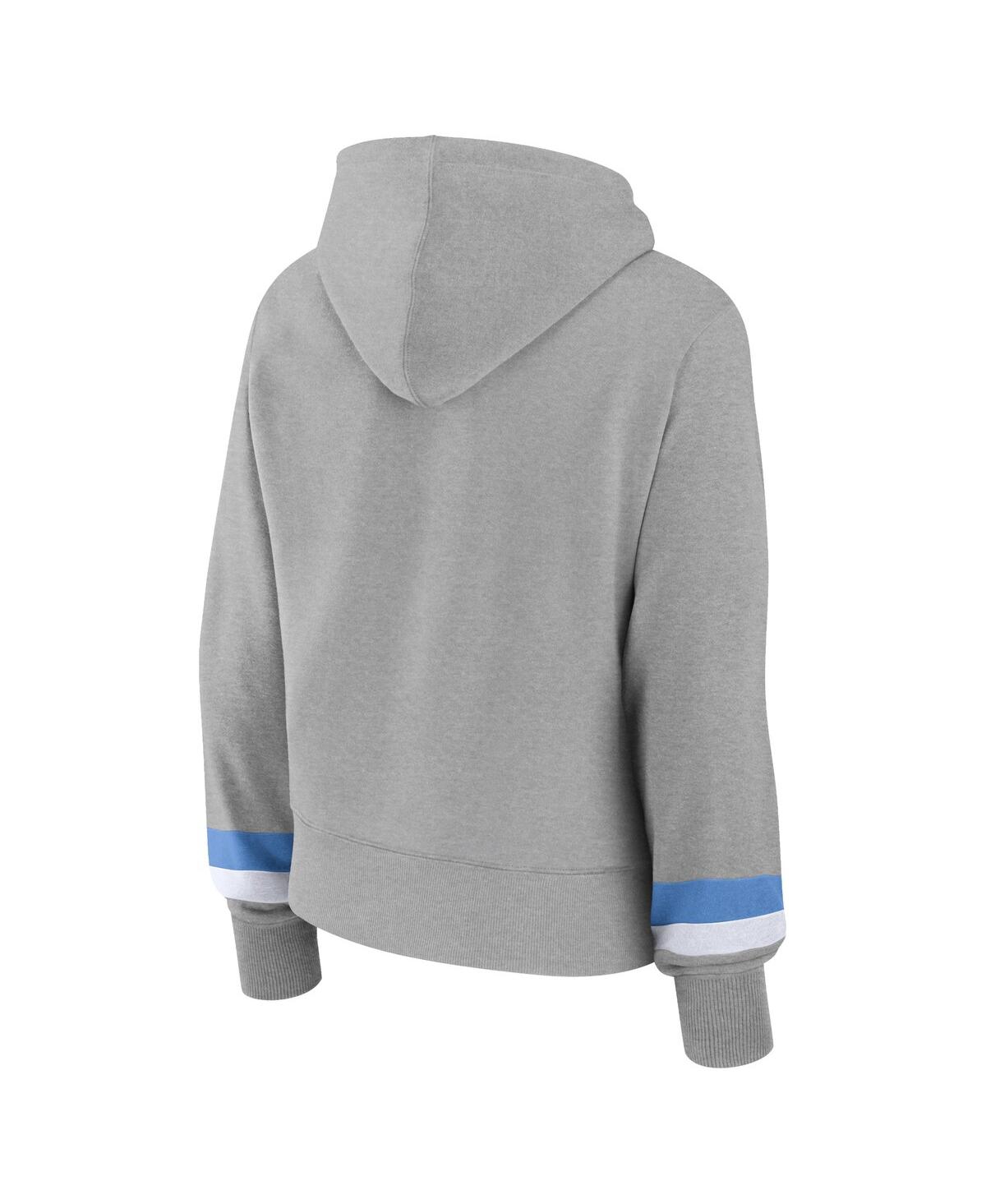 Fanatics Branded Heather Gray Memphis Grizzlies Halftime Pullover Hoodie In Heather Gray