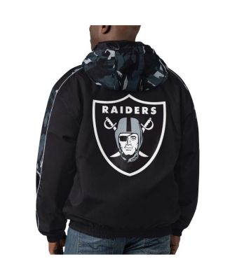 Men's Black Las Vegas Raiders Thursday Night Gridiron Full-Zip Hoodie Jacket
