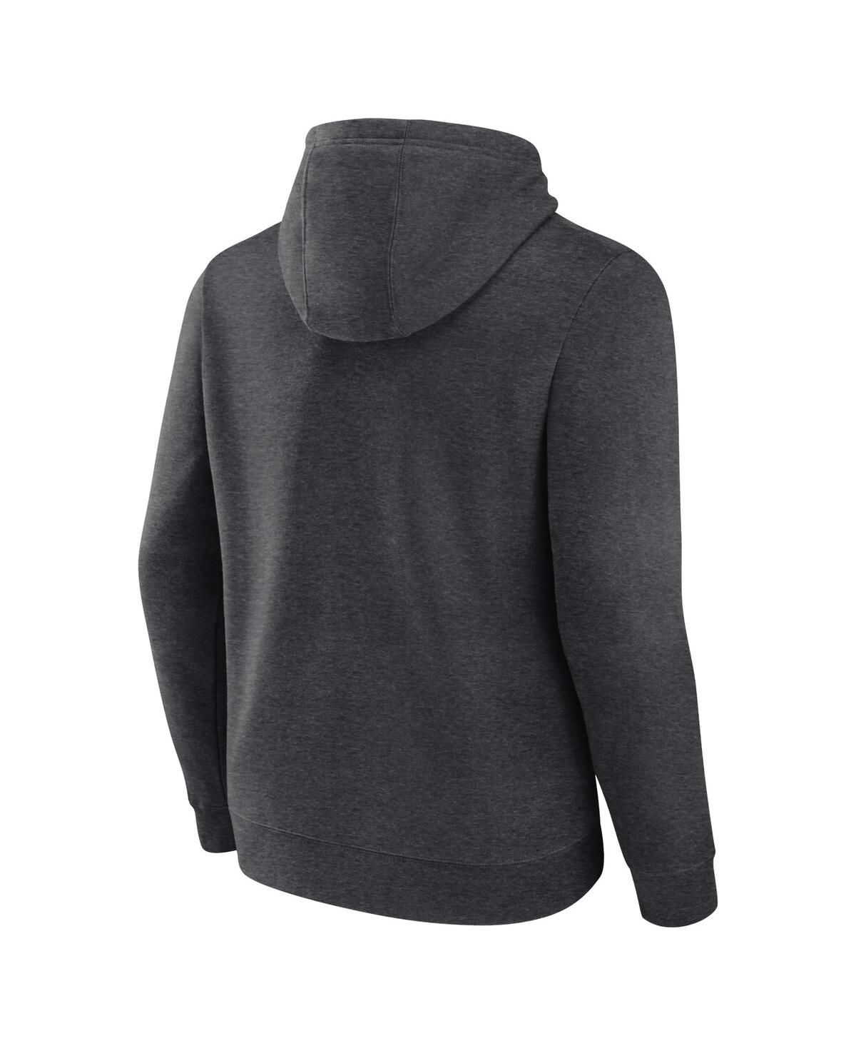 Fanatics Men's  Heather Charcoal Colorado Buffaloes Campus Pullover Hoodie In Heather Charcoal