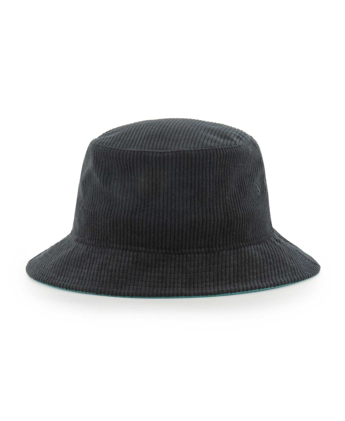 Shop 47 Brand Men's ' Black Philadelphia Eagles Thick Cord Bucket Hat