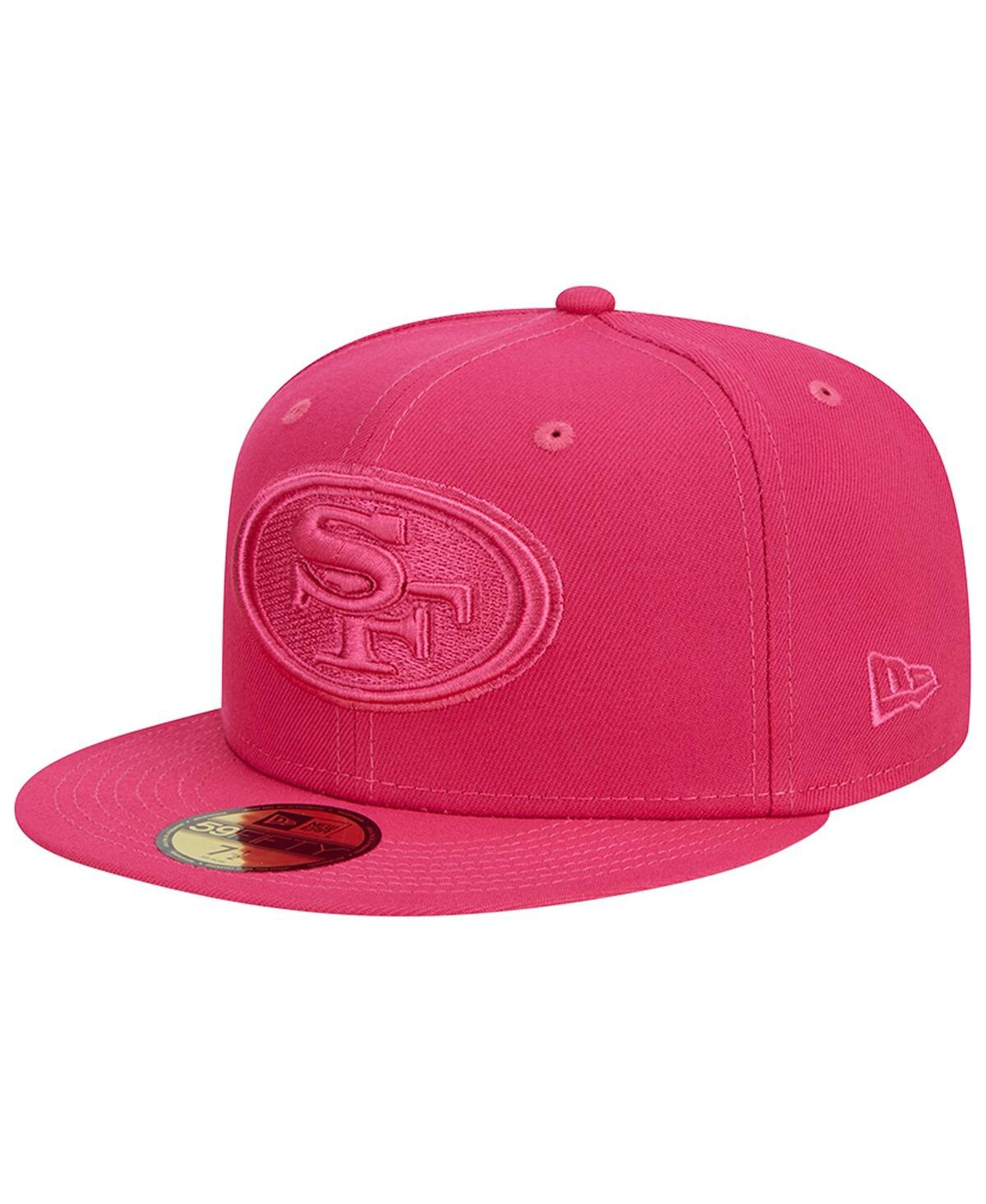 Shop New Era Men's  Pink San Francisco 49ers Color Pack 59fifty Fitted Hat
