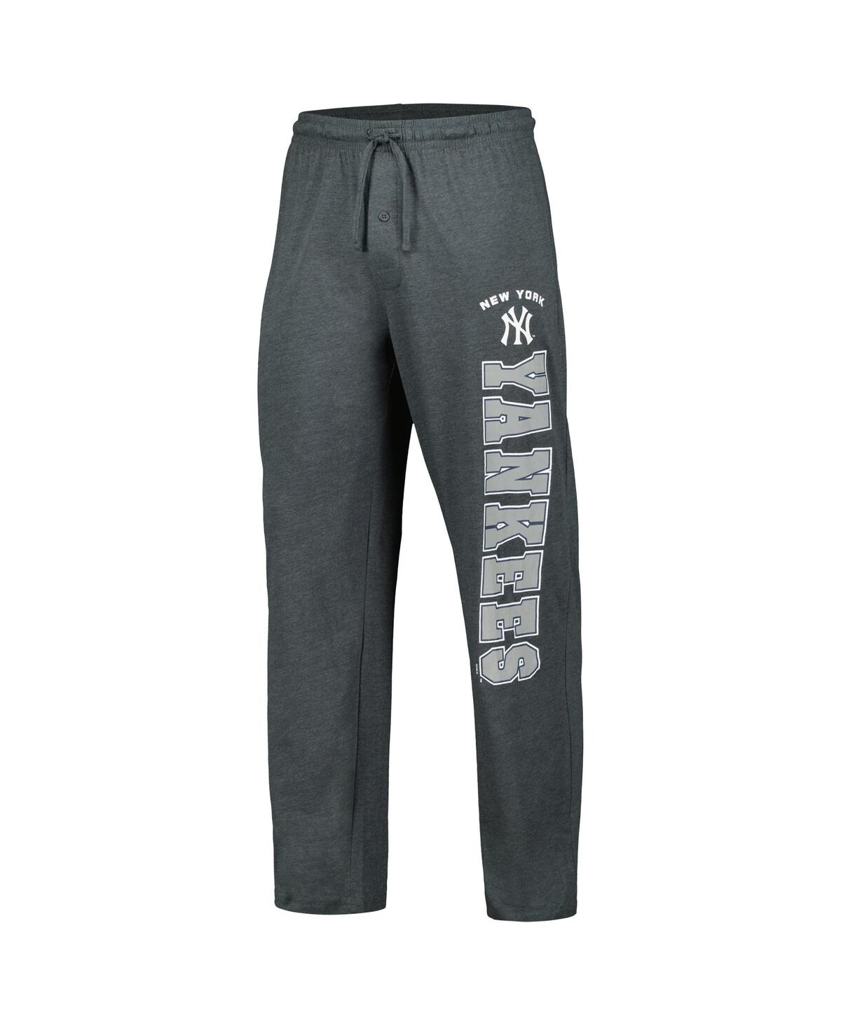 Shop Concepts Sport Men's  Charcoal, Navy New York Yankees Meter T-shirt And Pants Sleep Set In Charcoal,navy