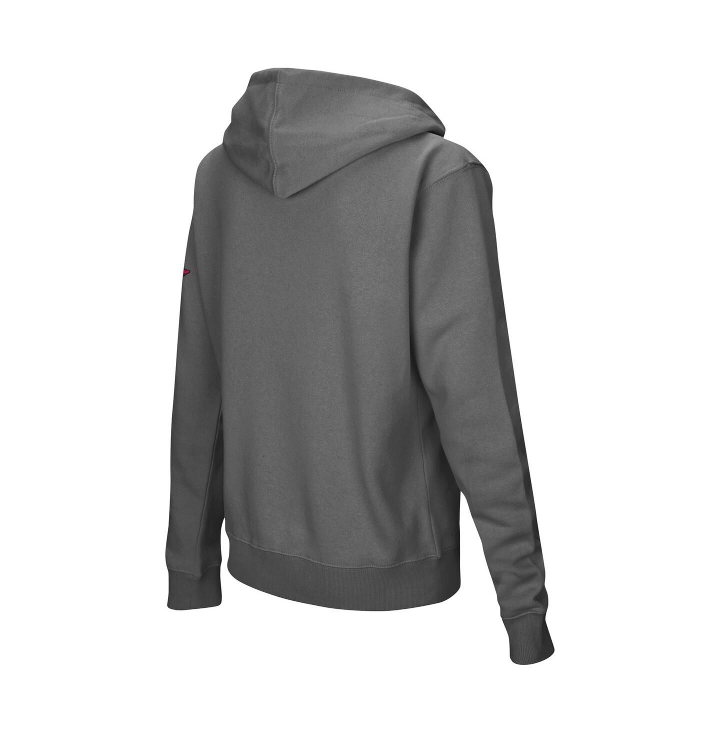 Женское худи Colosseum Arkansas Razorbacks Arched Name Full-Zip, цвет: Красный — фото 2