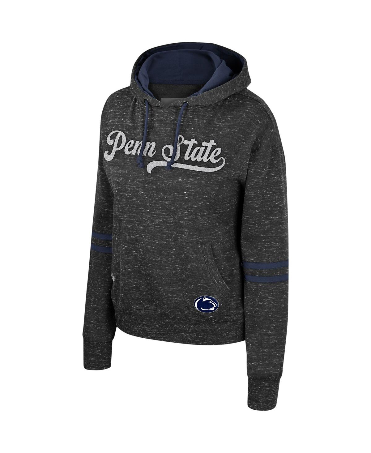 Shop Colosseum Women's  Charcoal Penn State Nittany Lions Catherine Speckle Pullover Hoodie