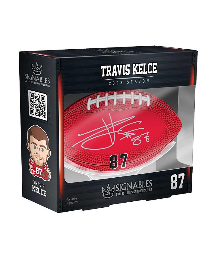 Signables Travis Kelce Kansas City Chiefs Signature Series Collectible ...