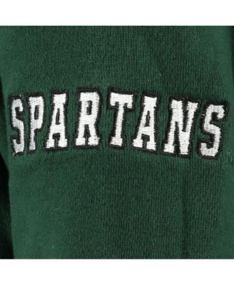 Women's Stadium Athletic Green Michigan State Spartans Big Logo Pullover Hoodie