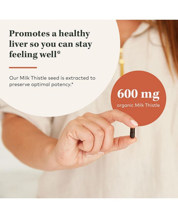 Gaia Herbs Milk Thistle Seed Liver Supplement & Cleanse Support for