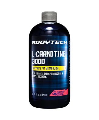 L-Carnitine 3000 - Supports Fat Metabolism, Energy Production, & Muscle  Recovery - Candy Punch (24 fl. oz.)