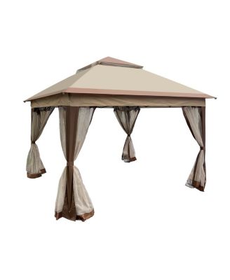 Streamdale Pop-Up Gazebo with Netting, 11x11FT, 2-Tier