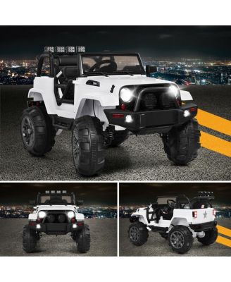 12V Electric Ride On Truck with Parental Remote Control and LED Lights