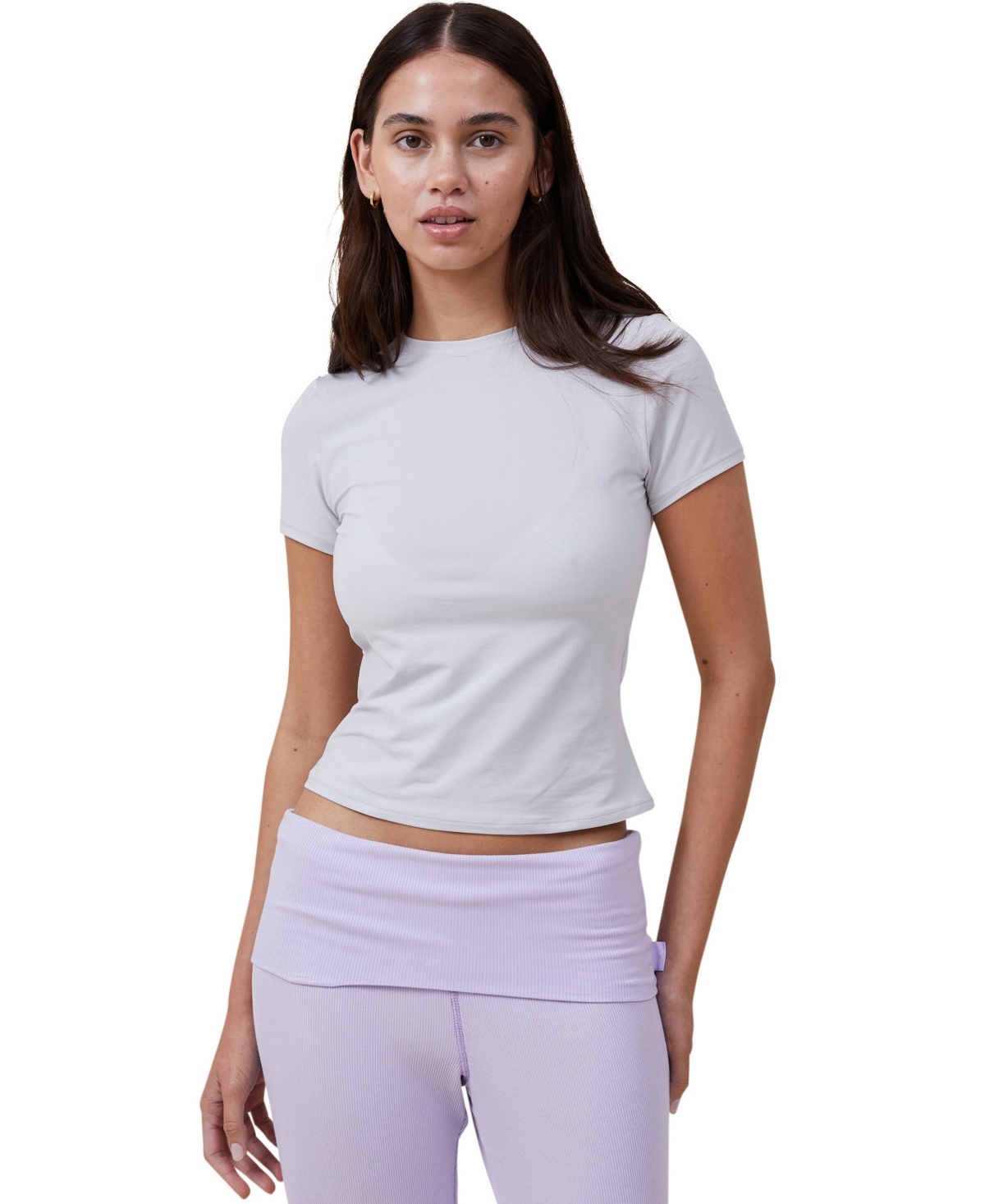 Cotton On Women's Soft Lounge Fitted T-shirt In Gray