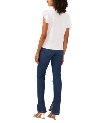 Women's Tiered Ruffled-Sleeve T-Shirt