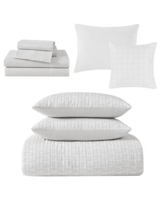 Anabelle Geo 9 Piece Comforter Set, King