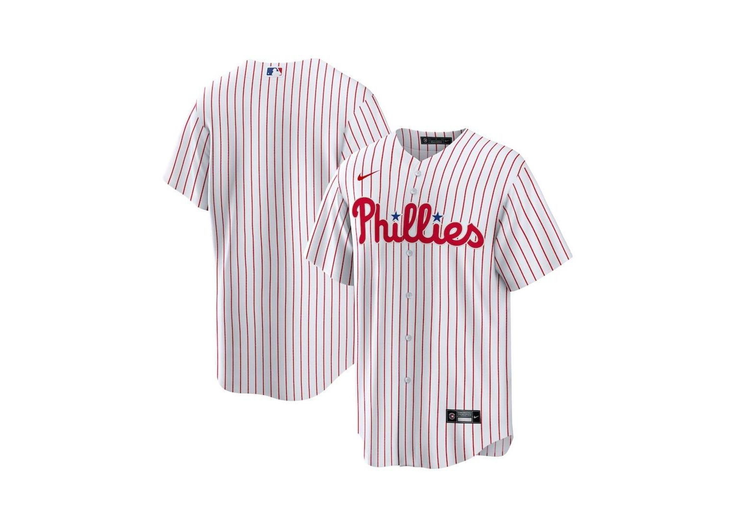 Men's Philadelphia Phillies Official Blank Replica Jersey